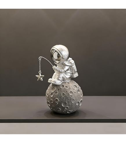 Amazon.co.jp: デスクトップ&シェルフ用宇宙飛行士フィギュア時計