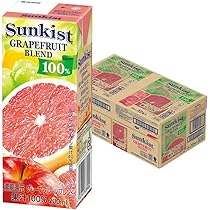 Amazon.co.jp: サンキスト 100％ グレープフルーツブレンド 紙パック