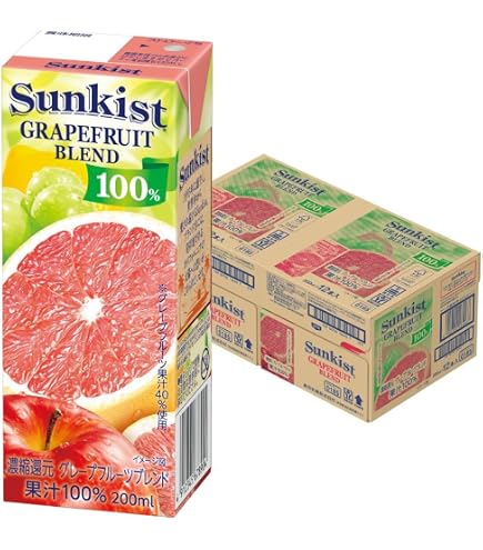 Amazon.co.jp: DOLeグレープフルーツミックス100%LL 200ml×18本 ボトル
