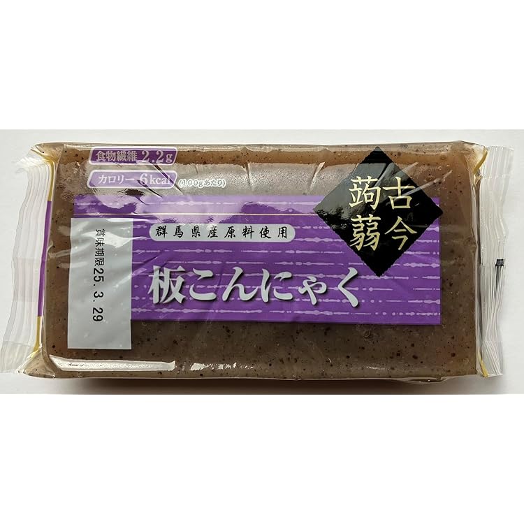 Amazon.co.jp: 《 大判 》 群馬のこんにゃく(黒)(550g×15個) 大きめ