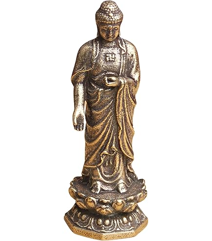 Amazon.co.jp: 64g仏像仏様阿弥陀如来坐像印相合掌観音菩薩お釈迦様