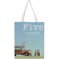 Amazon | [ZyKMtX] 嵐 ARASHI/Five 2026記念 キャンバストートバッグ