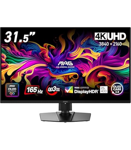 Amazon | MSI Optix AG32C 湾曲31.5インチ ゲーミングモニタ MN331