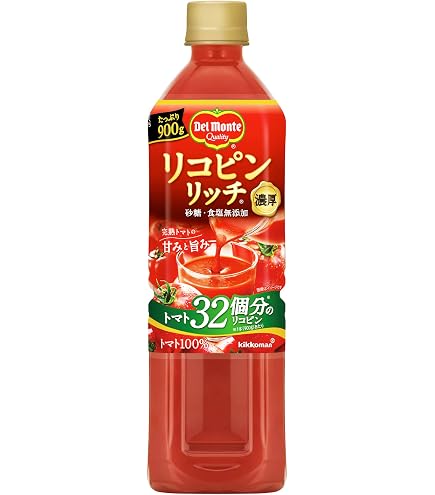 Amazon.co.jp: カゴメ トマトジュース 濃厚リコピン 食塩無添加 720ml