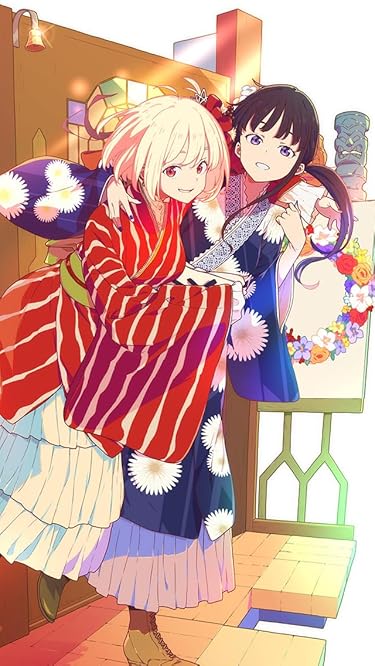 リコリス・リコイル  iPhone/Androidスマホ壁紙(640×1136)-1 - 錦木 千束（にしきぎ ちさと）,井ノ上 たきな（いのうえ たきな）