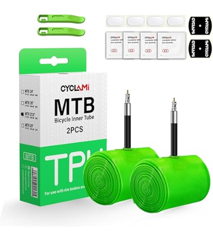 Amazon | 2本セット CYCLAMI 65g 超軽量 マウンテンバイクTPUインナー