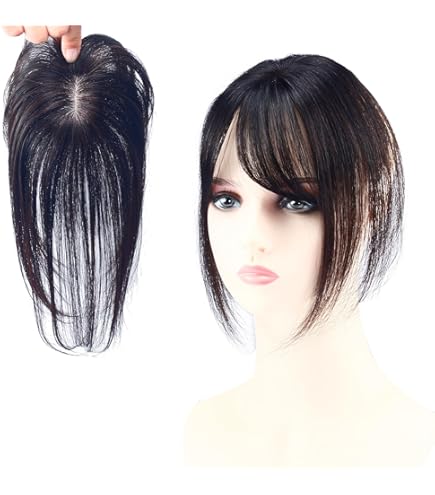 Amazon.co.jp: YOYO 部分ウィッグ 人毛 総手植え 100%レミーヘア