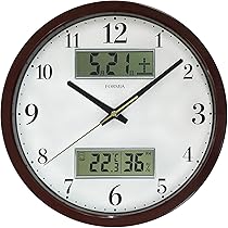 Amazon｜Formia(フォルミア) 掛時計 掛け時計 カレンダー 日付