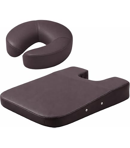 Amazon | 胸当てマクラ ジェル 胸当 高さ3-8cm ブラウン [ マッサージ