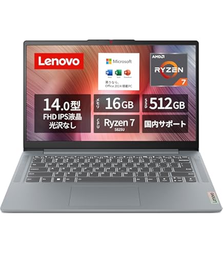 Amazon.co.jp: Lenovo IdeaPad Slim 170 ノートパソコン (14.0インチ