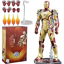 ZDTOYS 1/10 アイアンマン 10周年紀念 フィギュア　4点セット Amazon.co.jp: 4KIDS.HOME ZDTOYS 10周年記念 7インチ