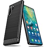 【WYEPXOL】HUAWEI P30 Pro ケース 耐衝撃 シリコン 炭素繊維テクスチャーカバー 衝撃吸収 レンズ保護 傷防止 マット質感 軽量 薄型 TPUカバー ファーウェイ p30 pro ケース 全面保護 耐久 黄変なし指紋防止 擦り傷防