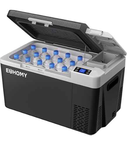 Amazon.co.jp: 「SUNPIE」車載冷蔵庫 18L -22℃～10℃ 60W 急速冷凍 3WAY