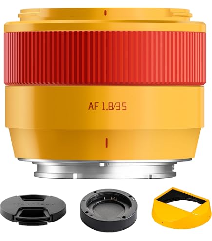 Amazon.co.jp: TTArtisan 35mm F1.8 II オレンジ APS-C オート