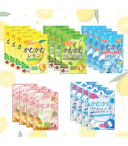 non　かむかむレモン24個セット Amazon.co.jp: かむかむレモン 4g×25袋 シェアパック 個包装 小袋