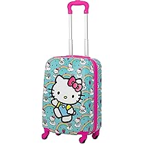 HELLO KITTY キャスター付きキャリー Amazon.com | FUL Unisex Kid's Hello Kitty 21 Inch Carry On