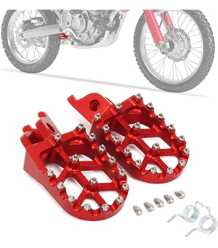 XR250R 対応 ME06 XLR250 対応 ワイドフットペグ スチール製