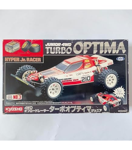 京商 ターボオプティマ 1/10スケール 30619C・京商製 1/10スケール 電動ラジオコントロール 4WD