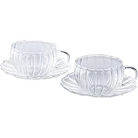 ティーフォーツー ウェーブ ティーカップペアーセット YF-1003W