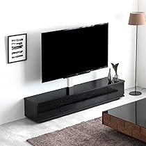 Amazon｜タンスのゲン テレビ台 幅180 スタンド付 完成品 7段階