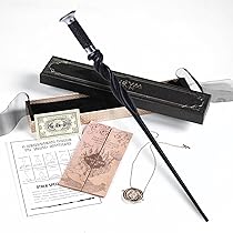 Amazon | MUMAREN ダンブルドア 杖 ニワトコの杖 魔法の杖 魔法学校風