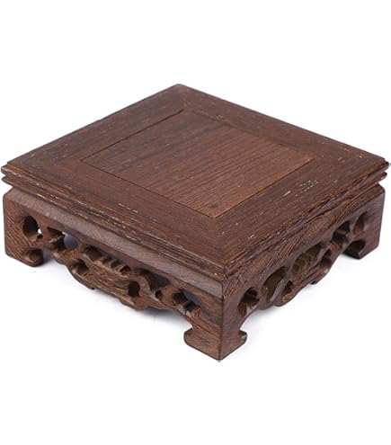 Amazon.co.jp: 花台アンティーク木製古道具台展示台古家具ディスプレイ