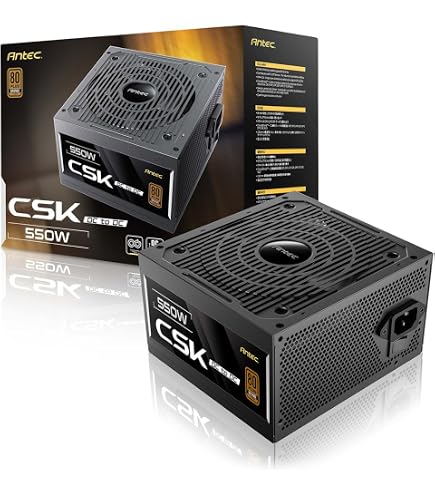 Amazon | ANTEC 650W ATX 電源ユニット CSK650DC 80PLUS BRONZE認証