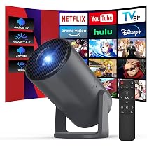 Amazon.co.jp: WISHOLY プロジェクター 家庭用 超小型 【Android TV