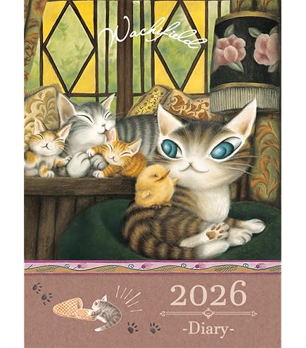 Amazon.co.jp: わちふぃーるど(Wachifield) ダヤン 手帳 2024年