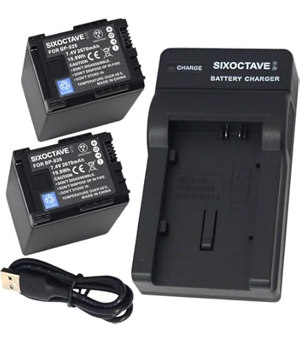 Amazon | SIXOCTAVE BP-970G/BP-975 互換バッテリー [ 純正品と同じ