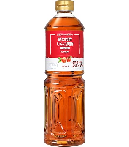 Amazon.co.jp: 坂元のくろず [トクホ] 坂元醸造 天寿りんご黒酢700ml