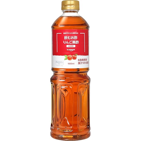おいしいくろ酢カロリー1/2(6本セット) ミツカン りんご黒酢 カロリーゼロ 1000ml×3個, 飲料 | クスリの