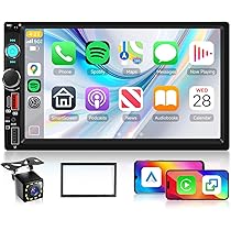 Amazon.co.jp: Hodozzy 2 Dinカーステレオ ワイヤレスCarPlay/Android