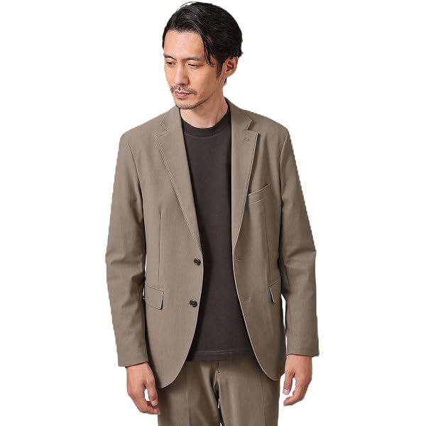 Amazon | [タケオキクチ] ストレッチ グレンチェック ジャケット 