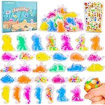 Amazon | 24個スクイーズボールおもちゃ、スクイーズ ボール