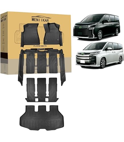 90系 ヴォクシー ノア スノー・レジャー用フロアマット(縁高)フロントリヤ２列目セット Amazon | トヨタ純正 90系ヴォクシー スノー・レジャー用 フロアマット