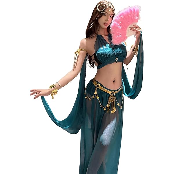 Amazon.co.jp: [SWETU] 女子プロベリーダンス衣装ボリウッドインドの