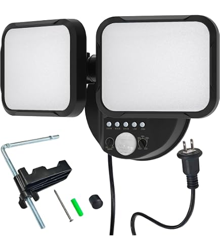 Amazon.co.jp : マスプロ センサーライト LEDパネル3灯タイプ 高輝度