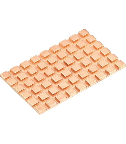 Amazon.co.jp: uxcell 銅製ヒートシンク サーマルパッド付き ゴム輪