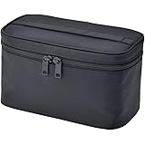 MUJI 無印良品 ナイロン手付ポーチ 黒・約12.5×20.5×10.5cm 02869069