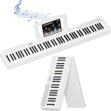 電子ピアノ 多機能モデル 専用ケース付き 楽天市場】ニコマク NikoMaku 電子ピアノ 88鍵盤 折り畳み式