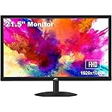 21.5インチ コンピューターモニター Kenowa FHD 1080P ゲーミングモニター VA 非光沢 16:9 5ms 75HZ PC デスクトップディスプレイ HDMI&VGAポートComputer ノートパソコンとRaspberry Pi 