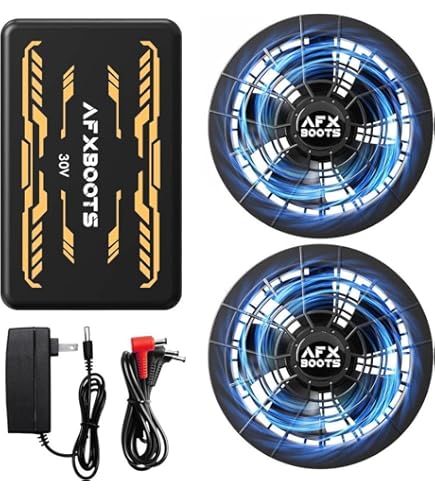 Amazon.co.jp: 空調作業服 ファンバッテリーセット 30V 30000mAh