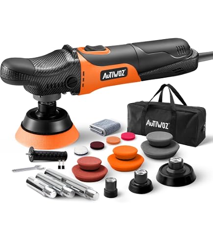 Amazon | Autiwoz W02 ミニポリッシャー 車 50/75mm交換式ヘッド 
