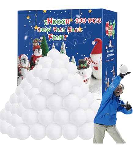 クリスマス仕様のスノーボール Amazon.co.jp: 120個パック フェイクスノーボール ソフトスノー