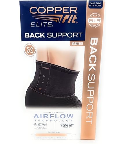 Amazon | Copper Fit 着圧バックサポート Large/X-Large Unisex Waist