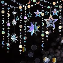 お部屋のアクセントに　ハンドメイド月相ガーランド お部屋のアクセントに ハンドメイド月相ガーランド