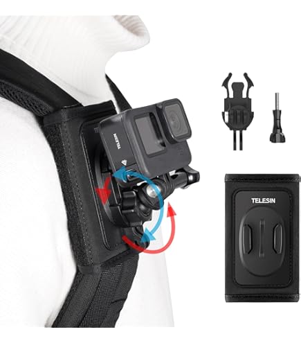 STUNTAN Pack Ount High-Stability - Backpack Shoulder Strap Ount For Action Caeras - Fits