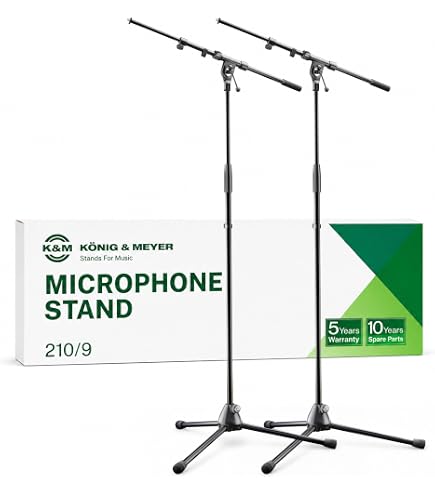 Amazon | K&M / 26010B | マイクスタンド | 楽器・音響機器