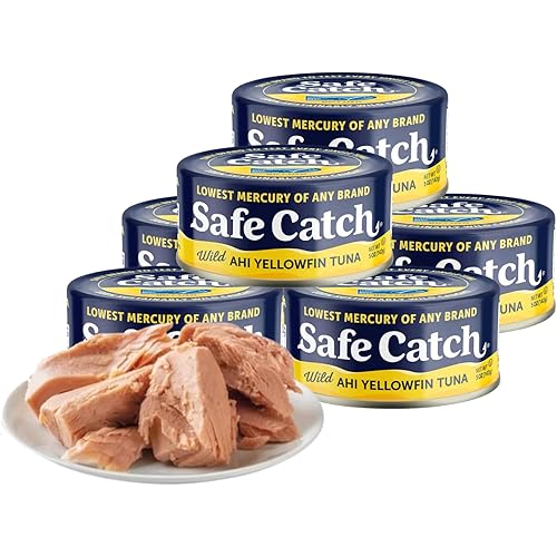 料理の主役になる ツナ缶 セーフキャッチ キハダマグロ 142g×6缶 食塩無添加 ノンオイル ごろっと 切り身 チャンク 塊り肉 solidtype タンパク質 素材の味 美味しい パサつかない シーチキン 海外で人気 さっぱり 防災 缶詰 saf